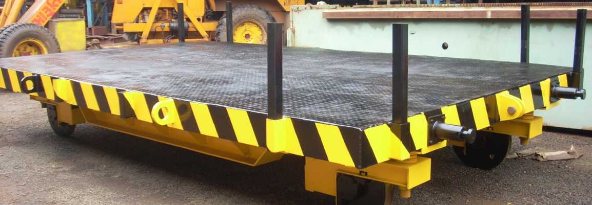 Motorised Material Transfer Wagon / Trolley